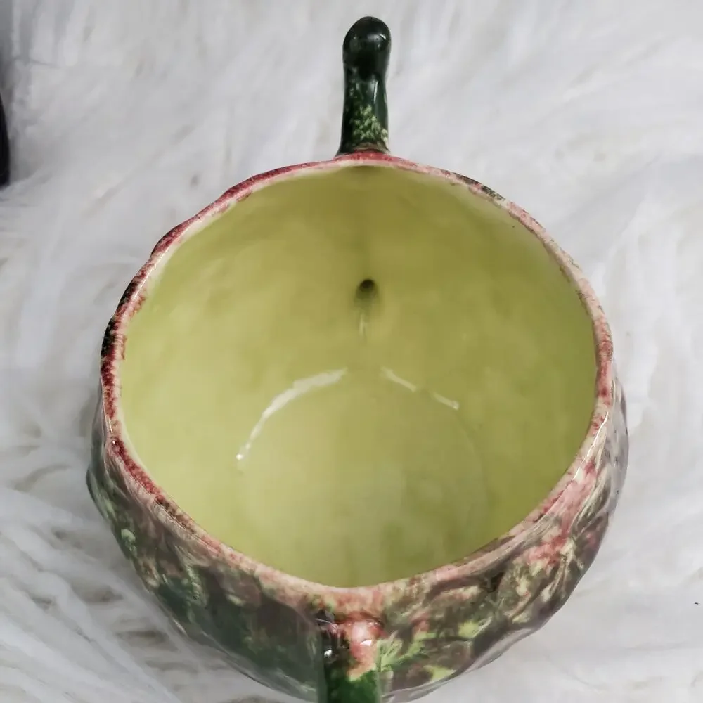 Jamieson Ceramics San Juan Capistrano Majolica Creamer/Sugar Bowl Set